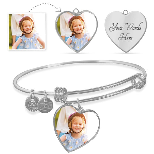 Heart Pendant Bracelet