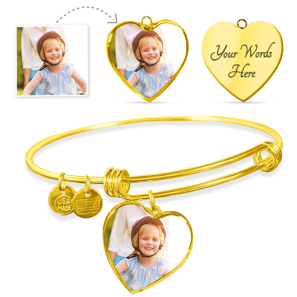 Heart Pendant Bracelet