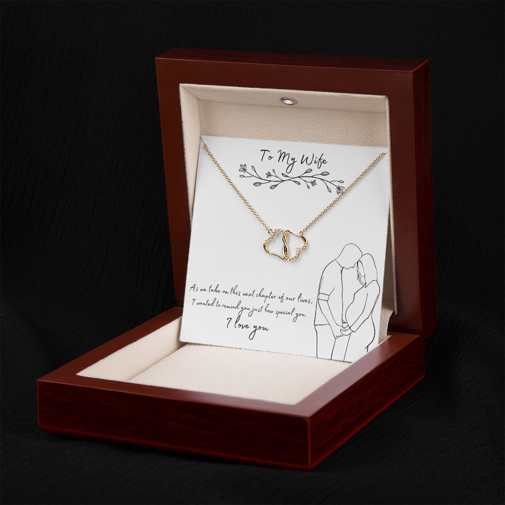 Wife Everlasting Love Necklace Gold 1