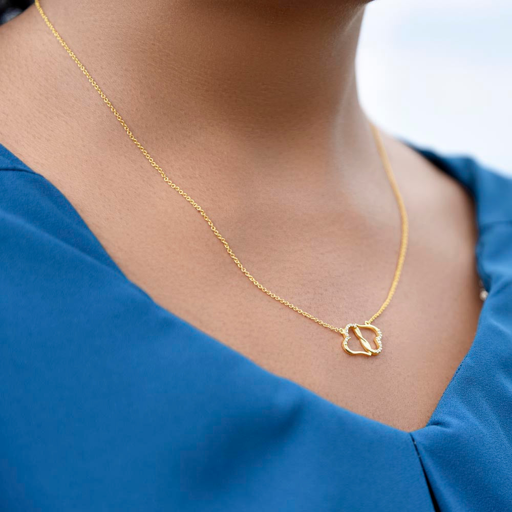 Bride Everlasting Love Necklace Gold 10