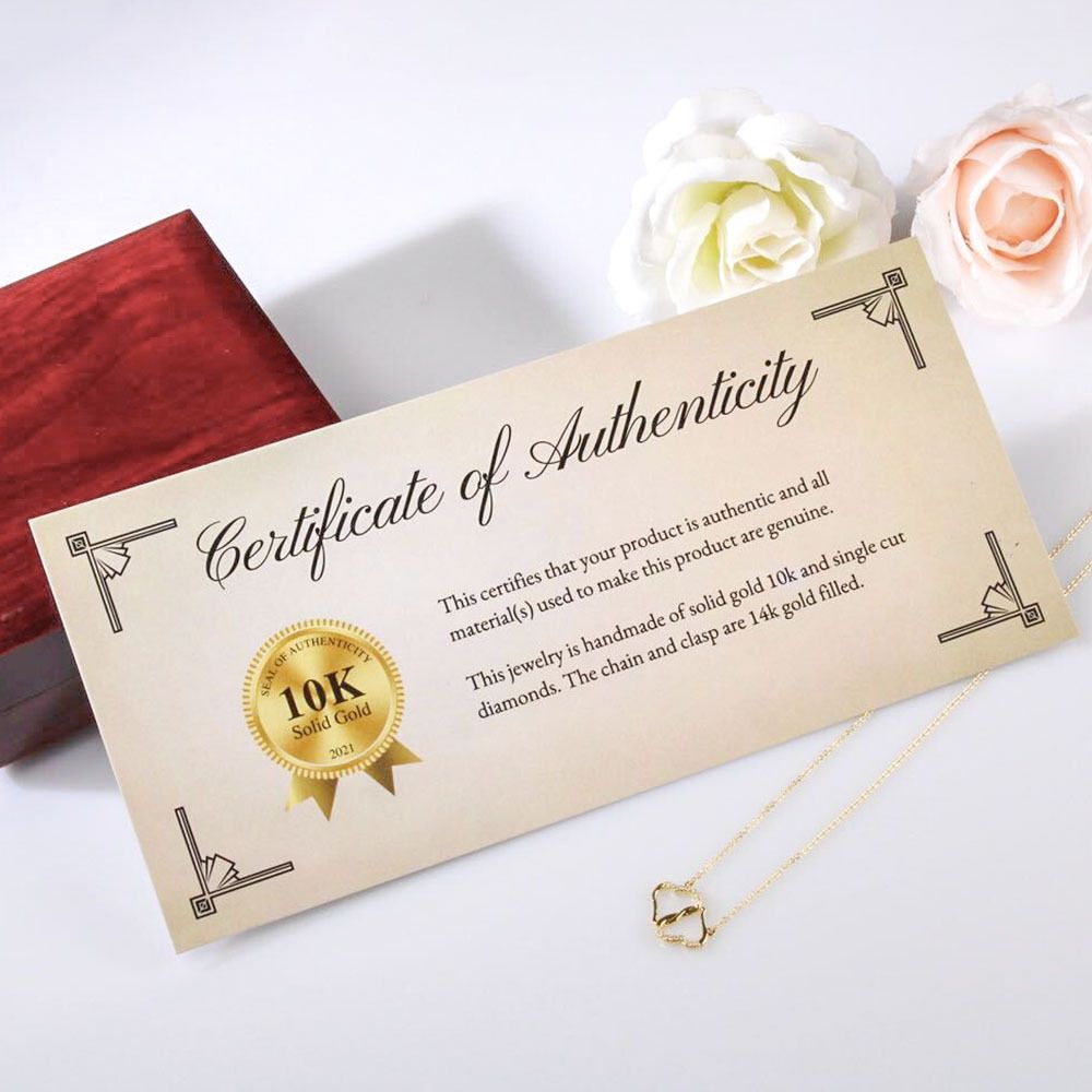 Bride Everlasting Love Necklace Gold 4