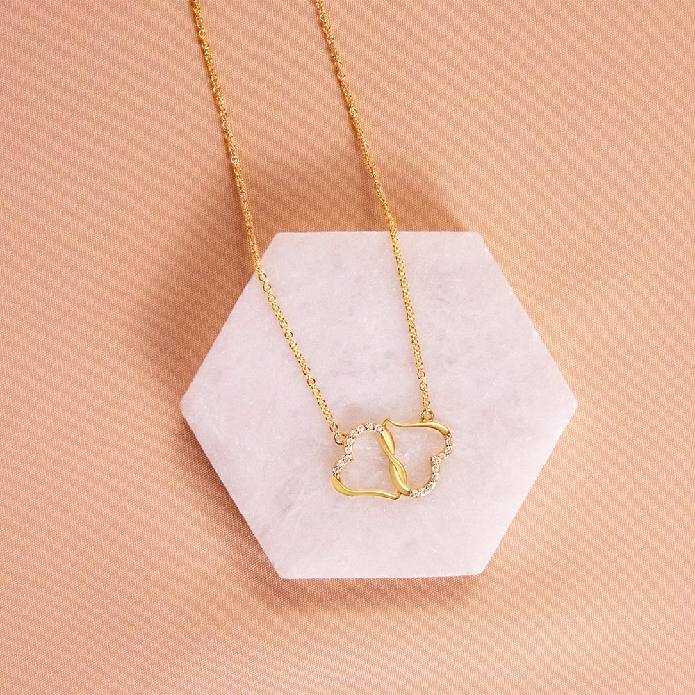 Bride Everlasting Love Necklace Gold 7