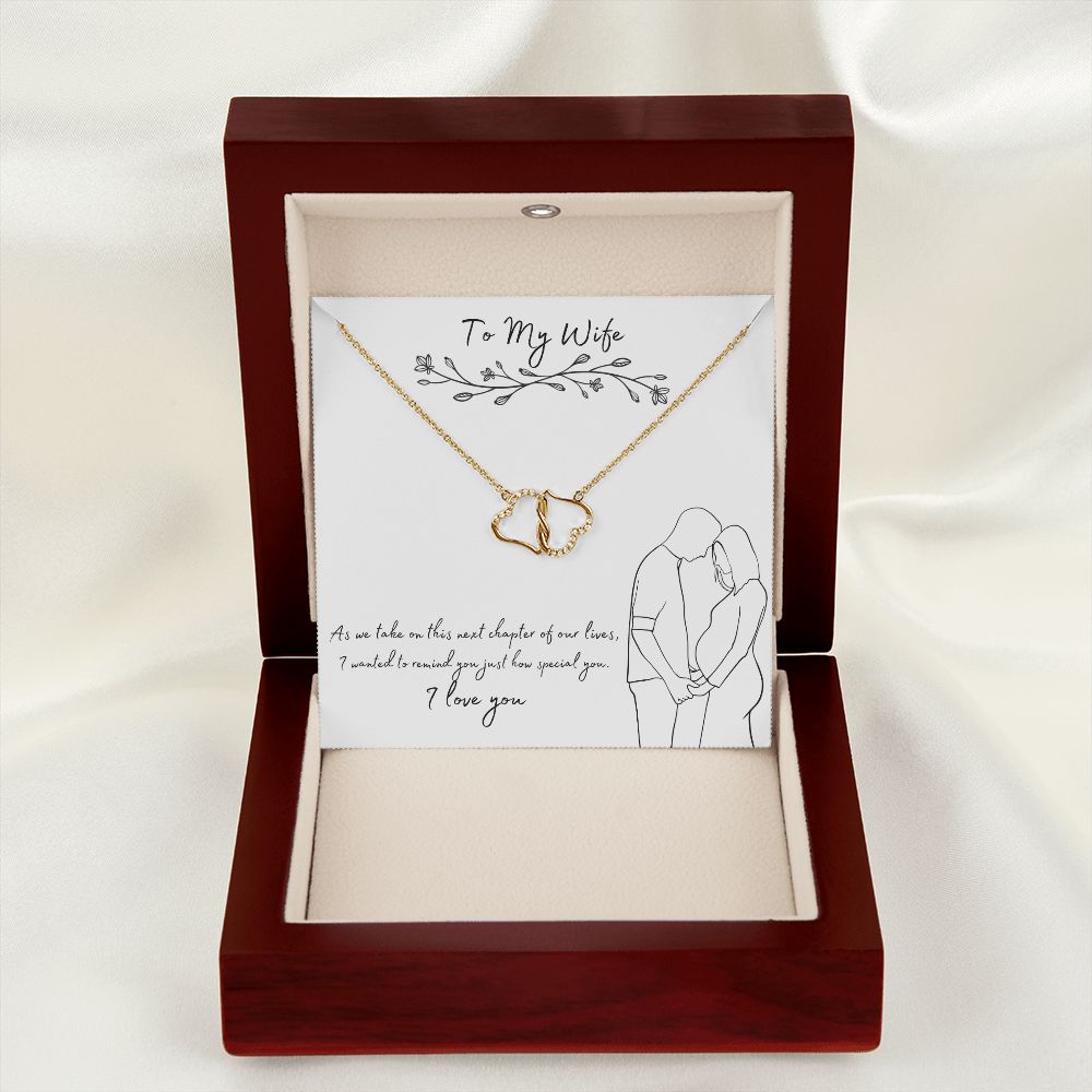 Wife Everlasting Love Necklace Gold 3