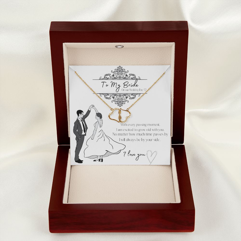 Bride Everlasting Love Necklace Gold 3
