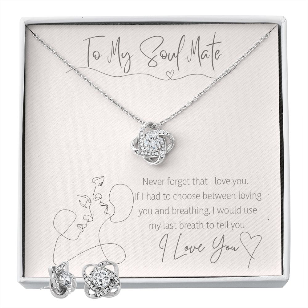 To My Soul Mate - Lovers Knot Set