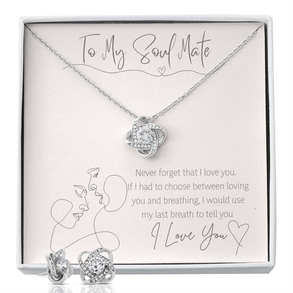To My Soul Mate - Lovers Knot Set