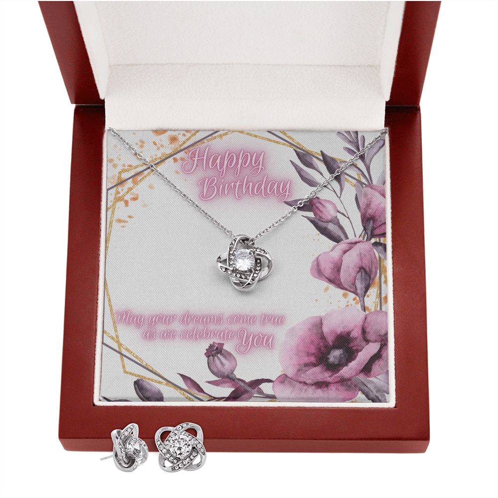 Happy Birthday - Lovers Knot Set