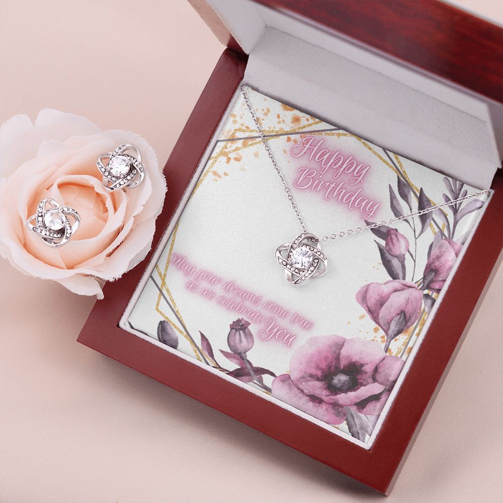 Happy Birthday - Lovers Knot Set