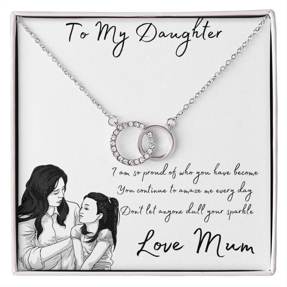 To My Daughter - The Perfect Pair Necklace
