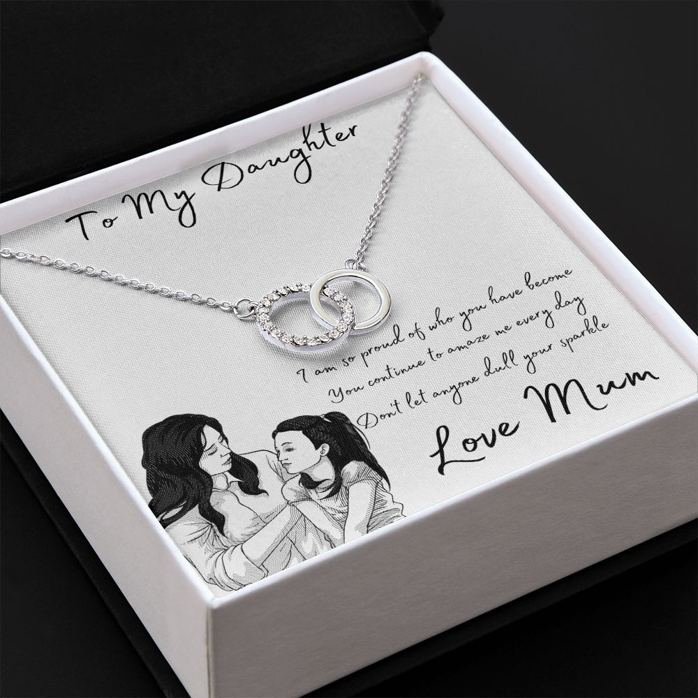 To My Daughter - The Perfect Pair Necklace