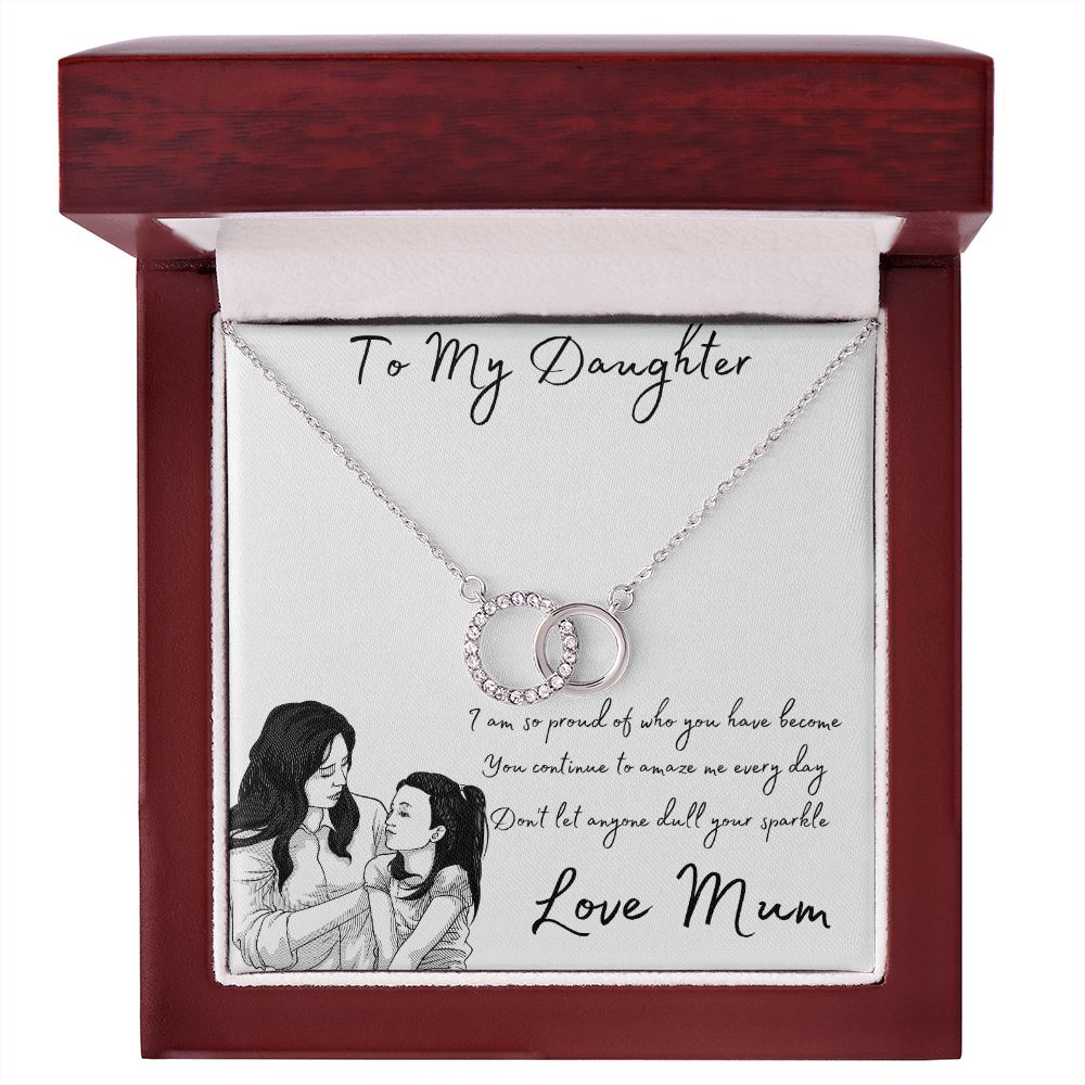 To My Daughter - The Perfect Pair Necklace