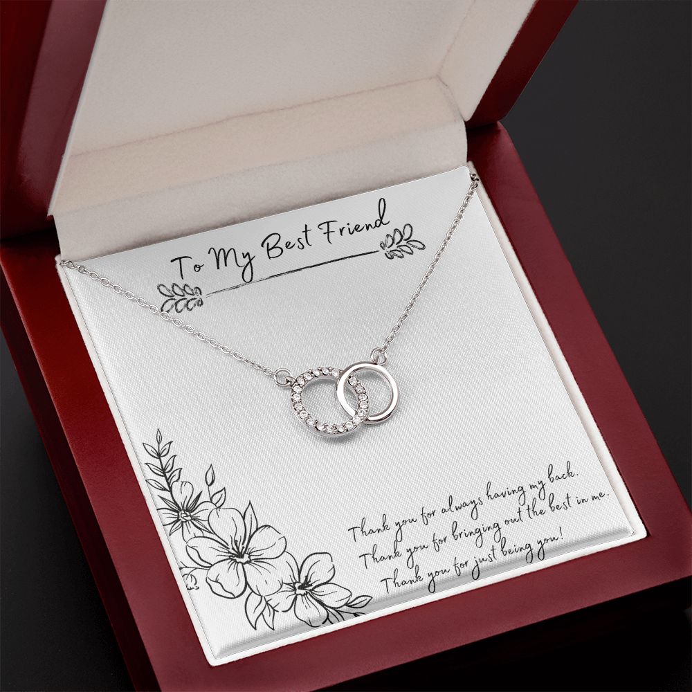 To My Best Friend - The Perfect Pair Necklace