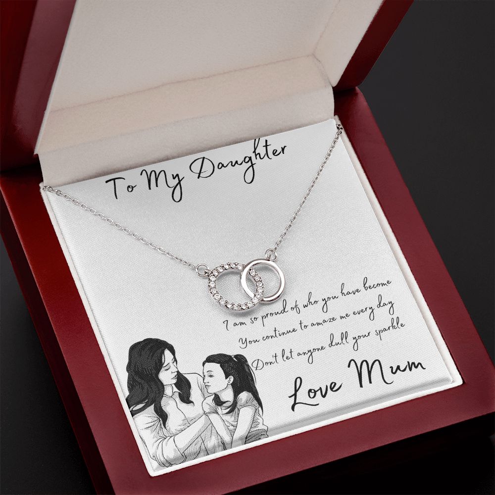 To My Daughter - The Perfect Pair Necklace