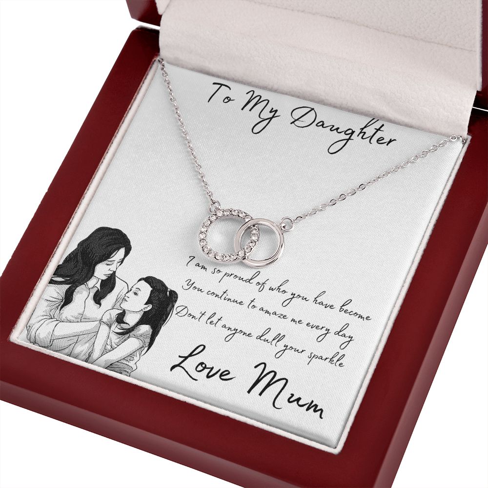 To My Daughter - The Perfect Pair Necklace
