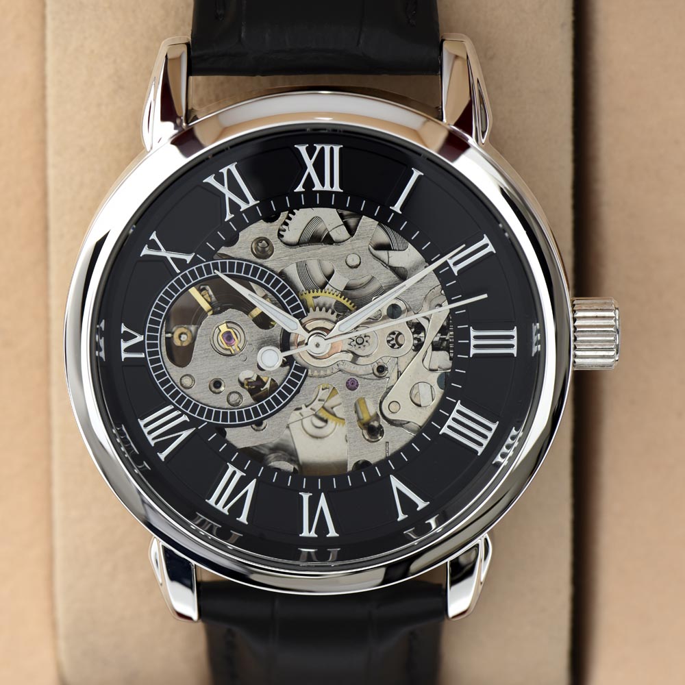 To My Groom - Men's Openwork Watch