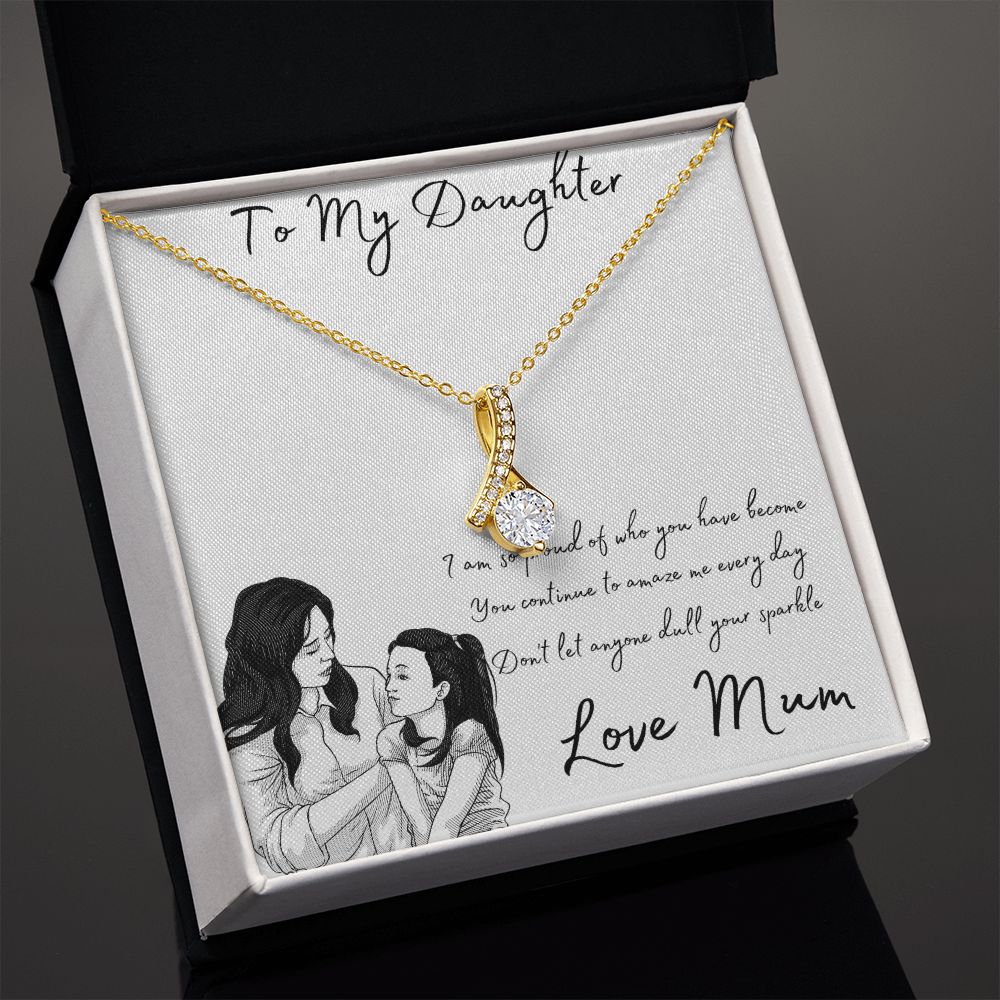 To My Daughter - Alluring Beauty Necklace