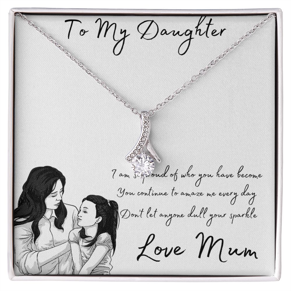 To My Daughter - Alluring Beauty Necklace