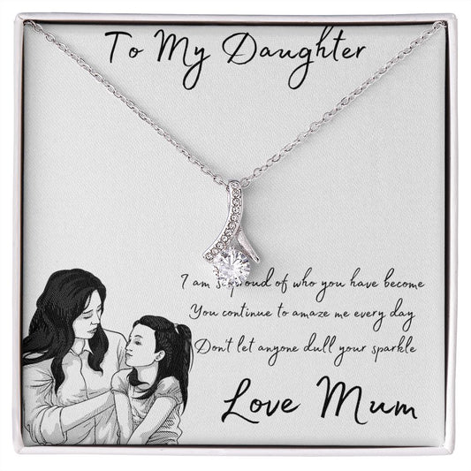 To My Daughter - Alluring Beauty Necklace