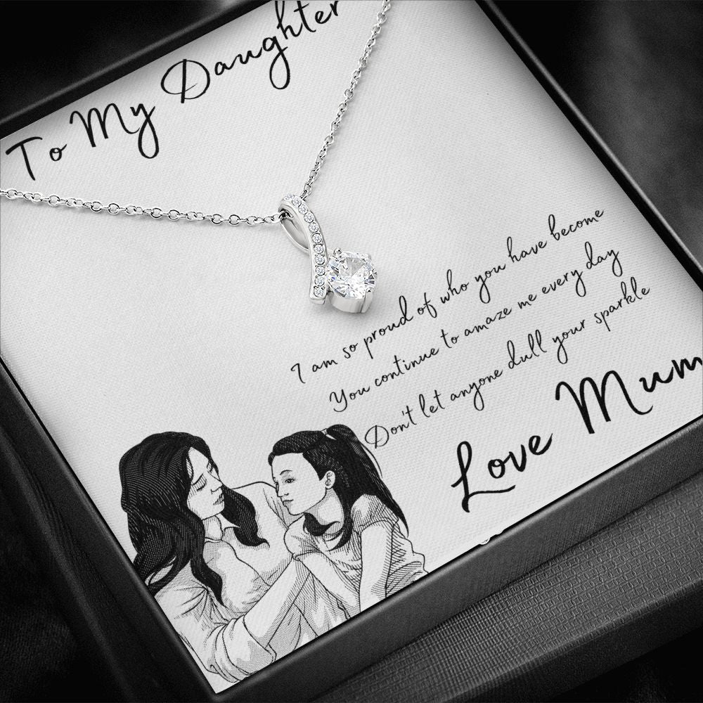 To My Daughter - Alluring Beauty Necklace