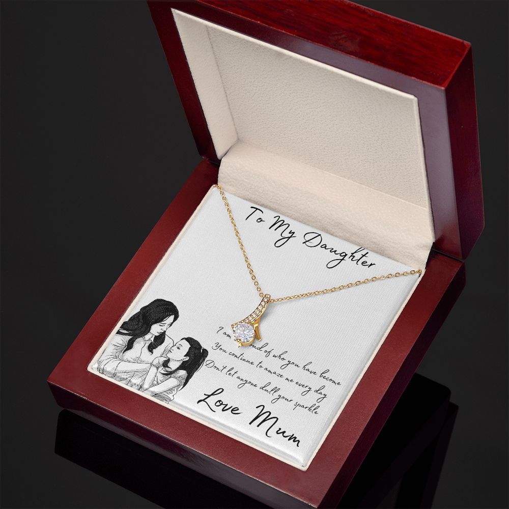 To My Daughter - Alluring Beauty Necklace