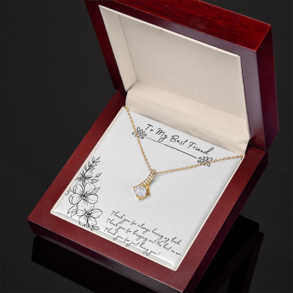 To My Best Friend - Alluring Beauty Necklace