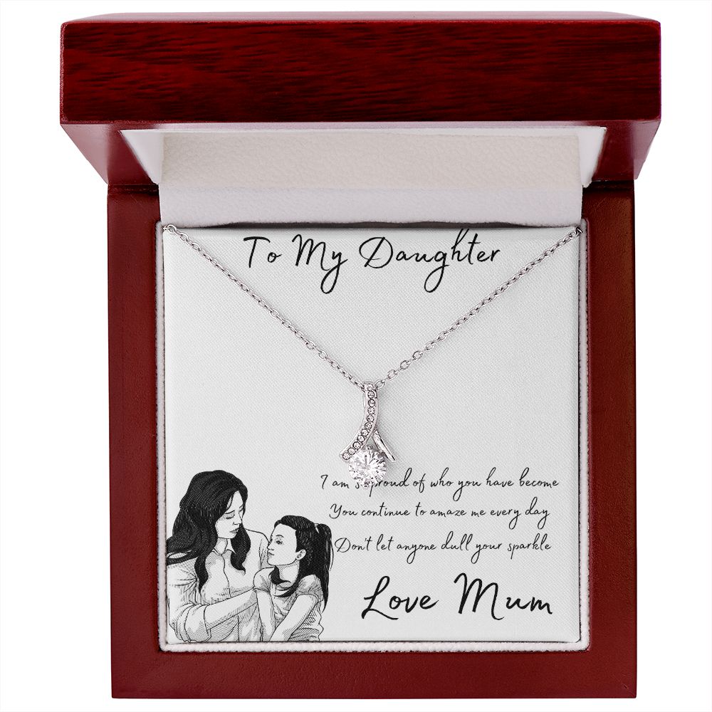 To My Daughter - Alluring Beauty Necklace
