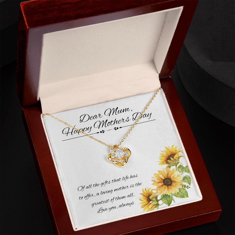 Dear Mum - Happy Mothers Day Lovers Knot