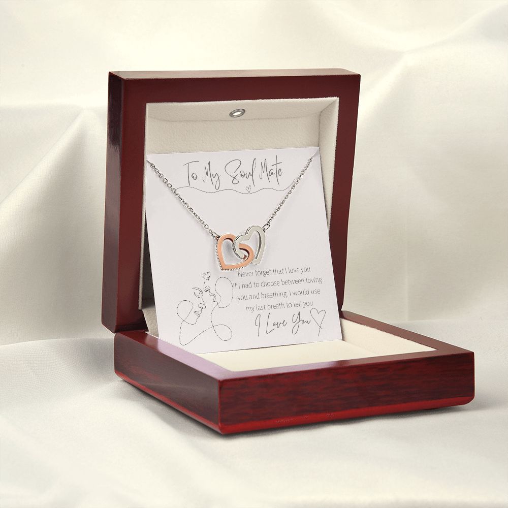 To My Soul Mate - Interlocking Hearts