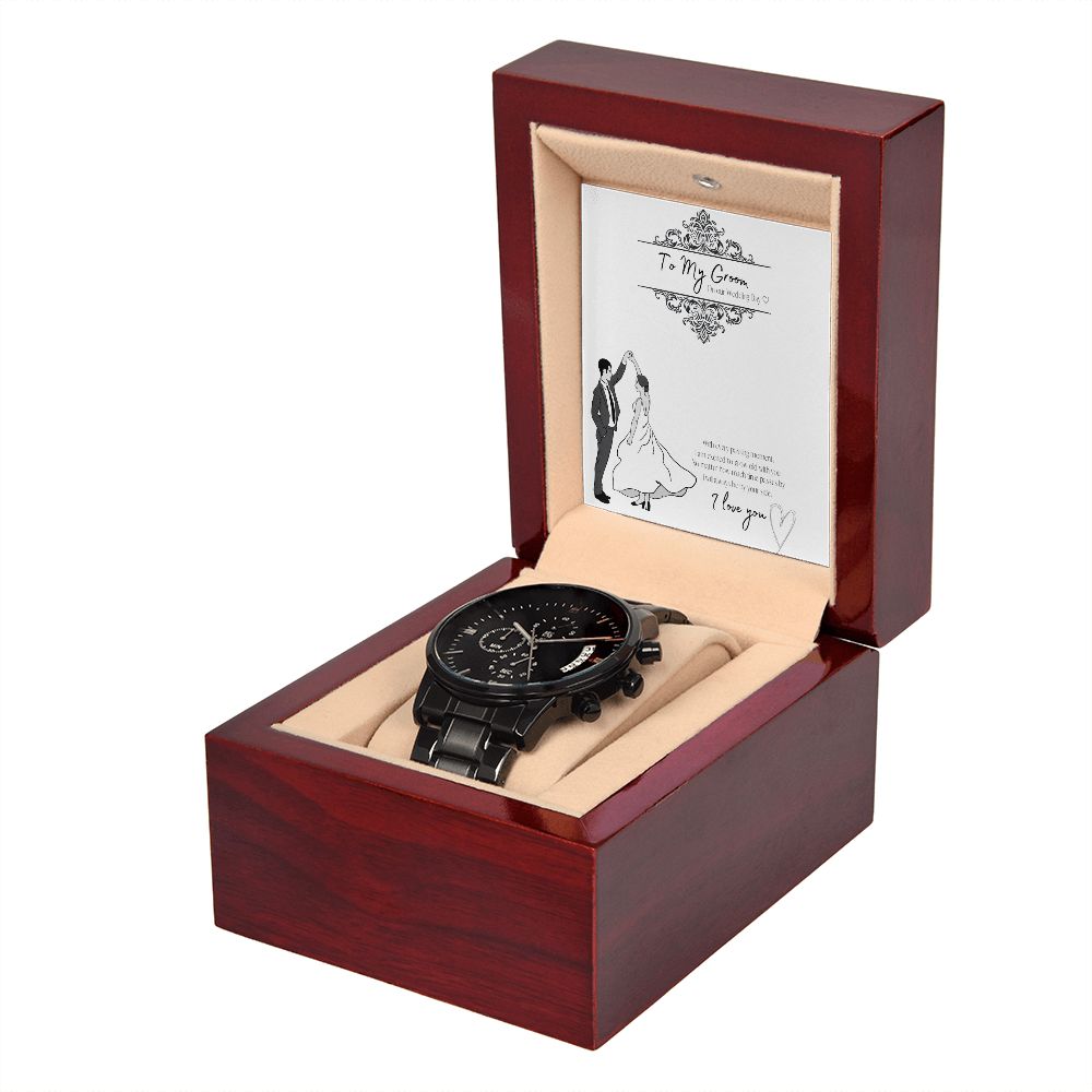 310170971_762889218144423_3112694746054106594_n Men's Black Chronography Watch