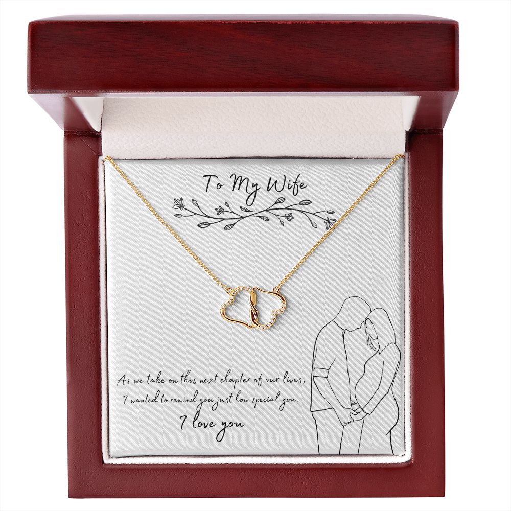 Wife Everlasting Love Necklace Gold 2