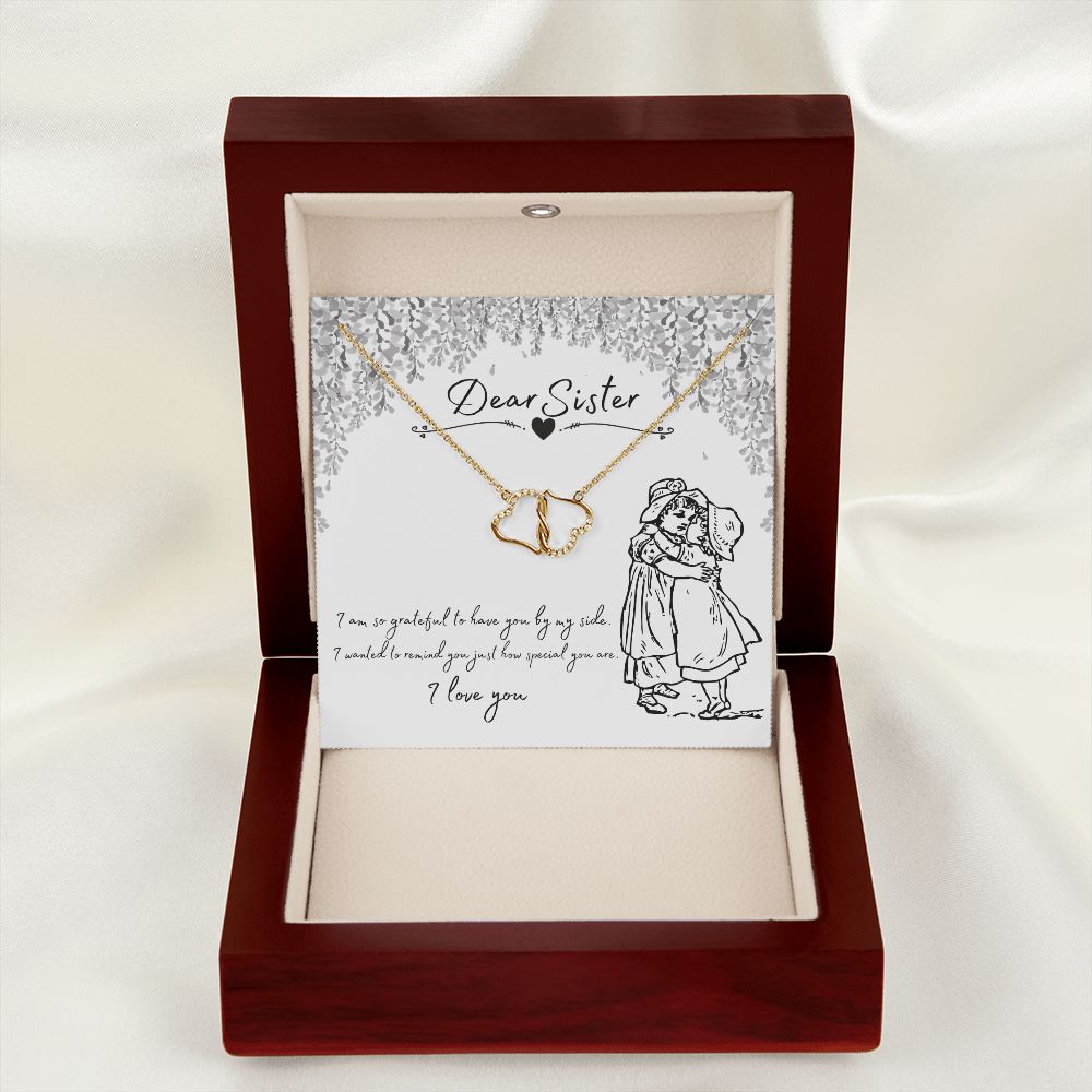 Sister Everlasting Love Necklace Gold 3