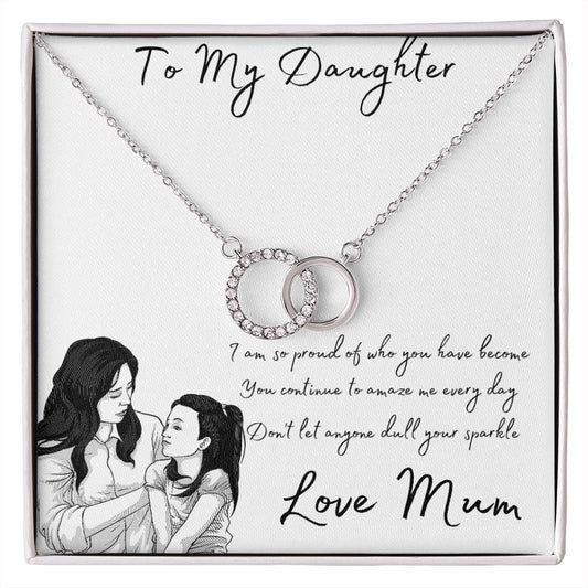 To My Daughter - The Perfect Pair Necklace