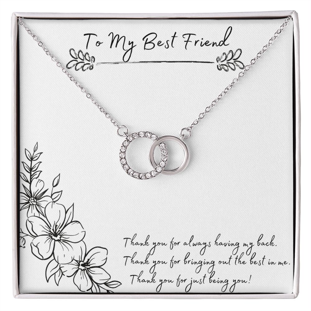 To My Best Friend - The Perfect Pair Necklace