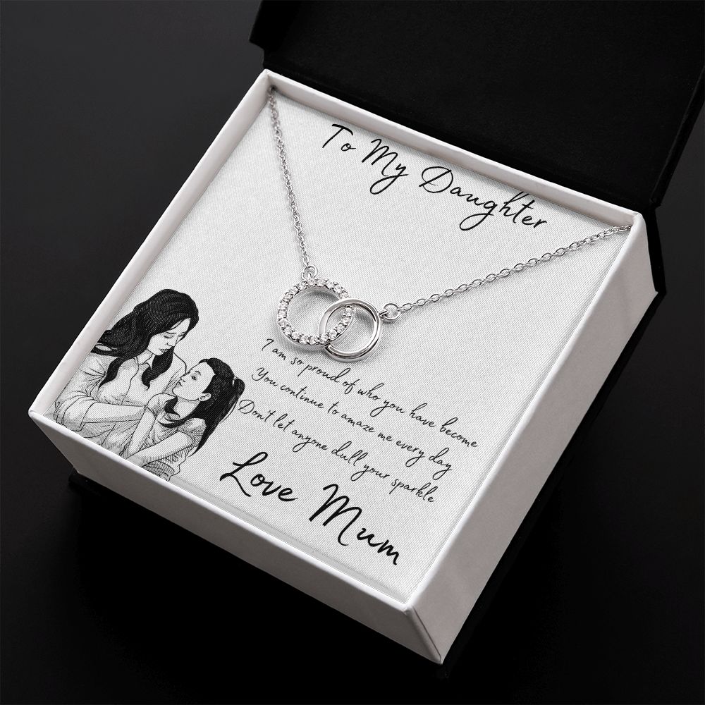 To My Daughter - The Perfect Pair Necklace