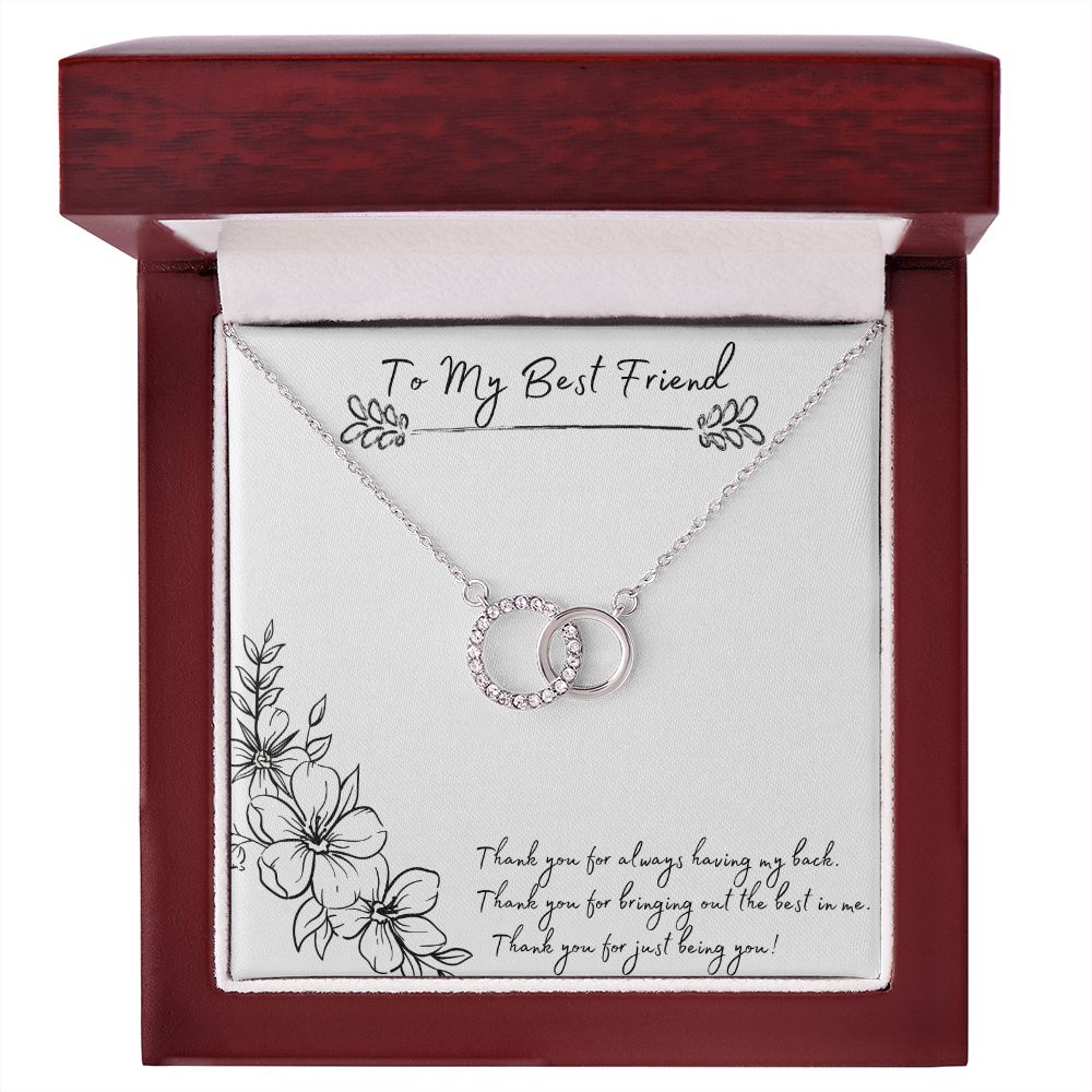To My Best Friend - The Perfect Pair Necklace