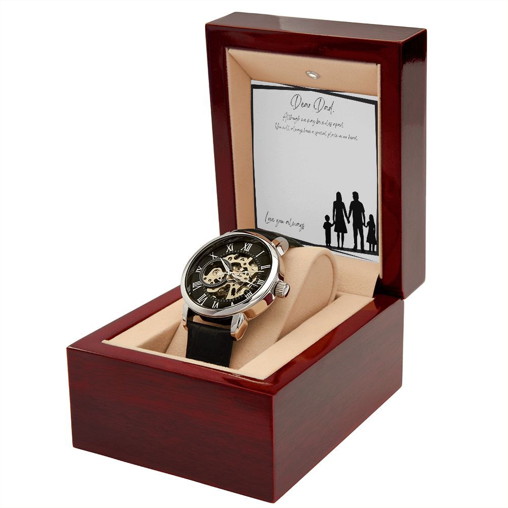 Dear Dad - Men's Openwork Watch