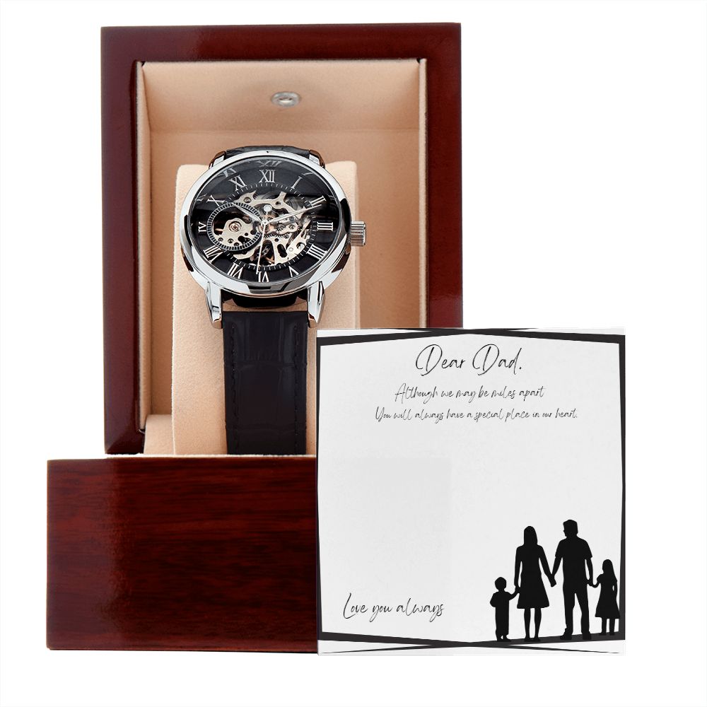 Dear Dad - Men's Openwork Watch