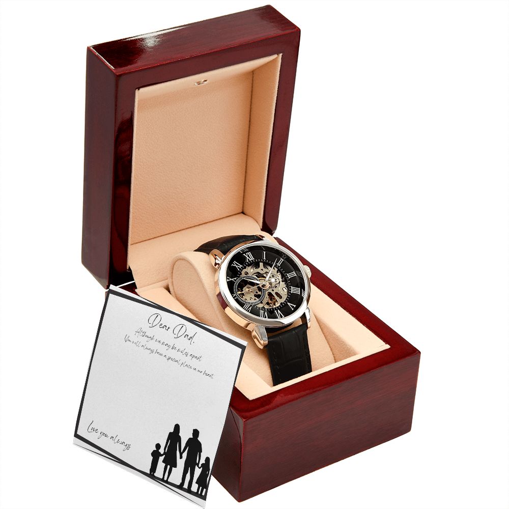 Dear Dad - Men's Openwork Watch