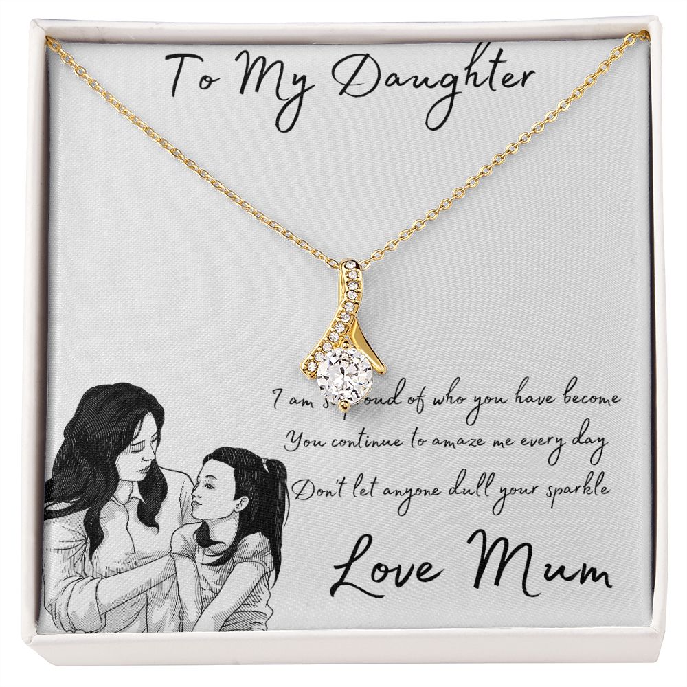 To My Daughter - Alluring Beauty Necklace