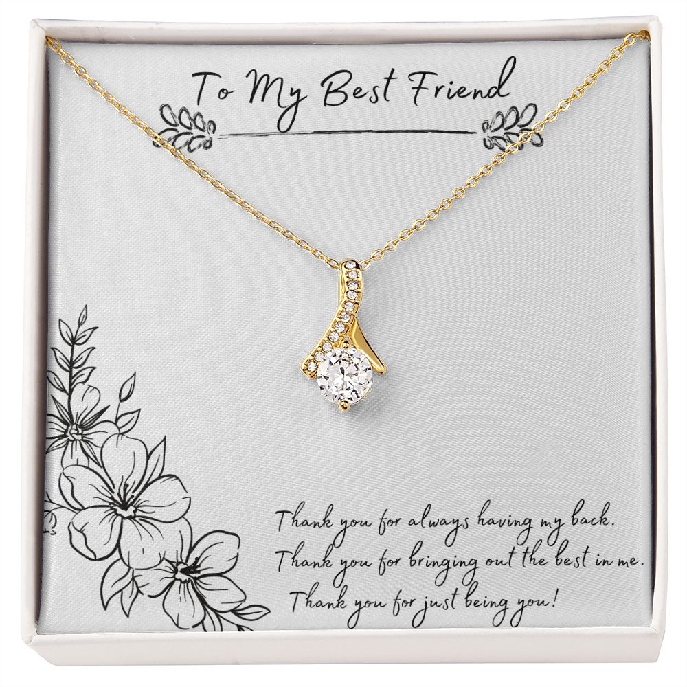 To My Best Friend - Alluring Beauty Necklace