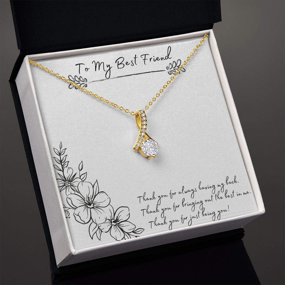 To My Best Friend - Alluring Beauty Necklace