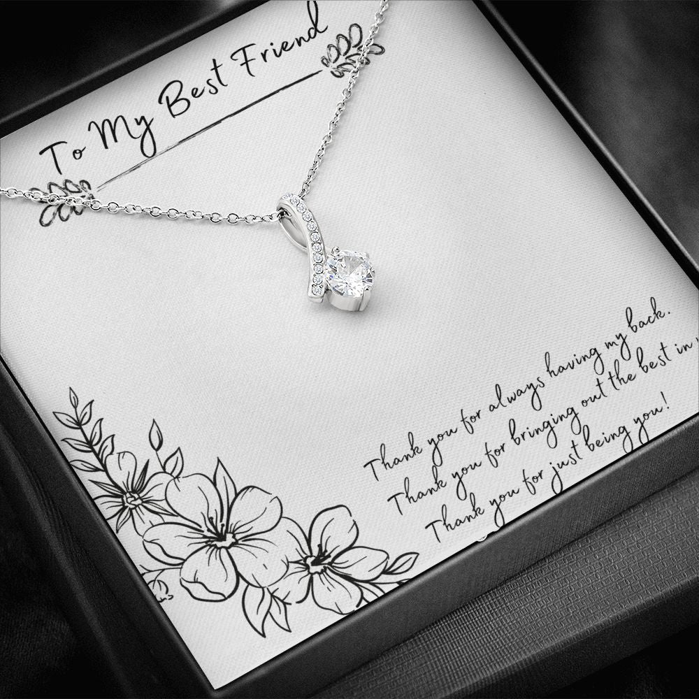 To My Best Friend - Alluring Beauty Necklace