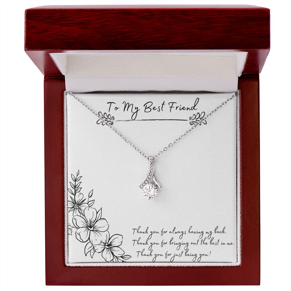 To My Best Friend - Alluring Beauty Necklace