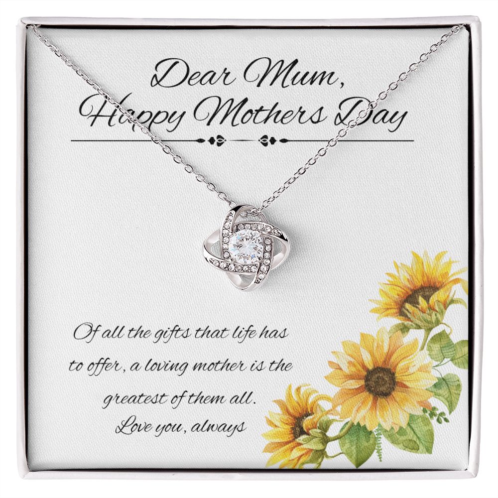 Dear Mum - Happy Mothers Day Lovers Knot