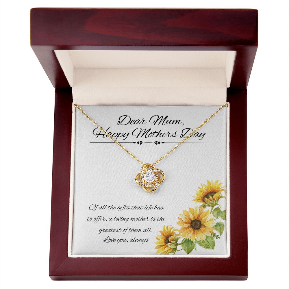 Dear Mum - Happy Mothers Day Lovers Knot