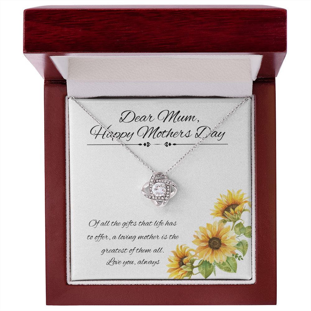 Dear Mum - Happy Mothers Day Lovers Knot