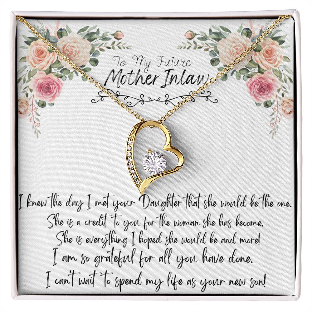 To My Future Mother In Law - Forever Love Necklace